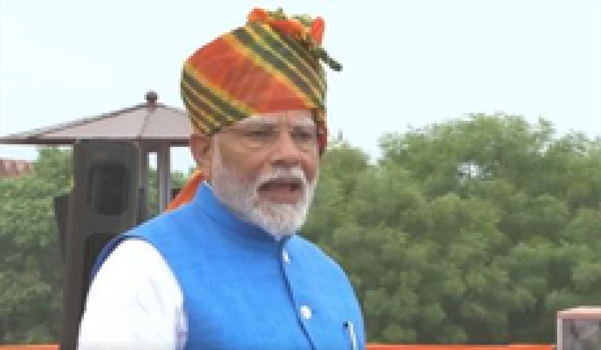 लाल किले से बोले पीएम मोदी - विकसित भारत 2047 केवल आशा नहीं, इसके पीछे चल रहा है कठोर परिश्रम